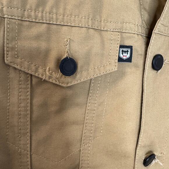 Profound Aesthetic Jacket Mens Tan Cotton Workwear Utility Sz L - Picture 6 of 14